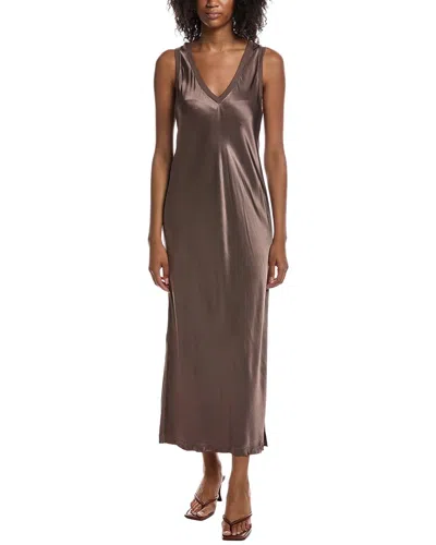Michael Stars Randi Midi Dress In Brown