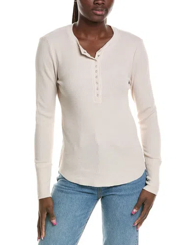 Michael Stars Regan Henley T-shirt In Neutral