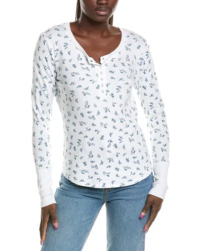 Michael Stars Palmer Cropped T-shirt In White