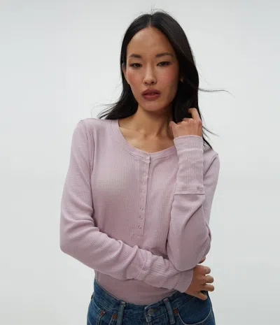 Michael Stars Regan Thermal Henley Tee