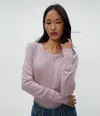 Michael Stars Regan Thermal Henley Tee In Sachet