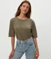 Michael Stars Reid Oversized Crew In White
