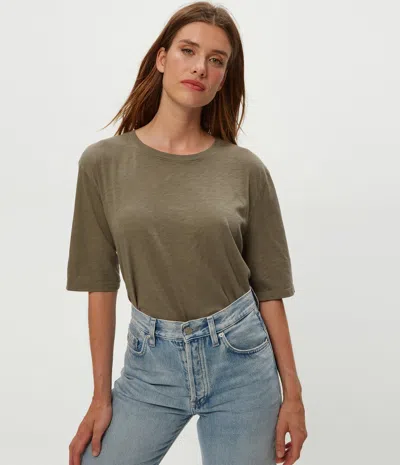 Michael Stars Reid Oversized Crew In White