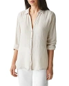 MICHAEL STARS RELAXED BUTTON DOWN TOP