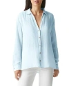 MICHAEL STARS RELAXED BUTTON DOWN TOP