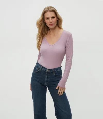 Michael Stars Remi V-neck Tee In Sachet