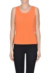 Michael Stars Maya V-neck Tank In Orange