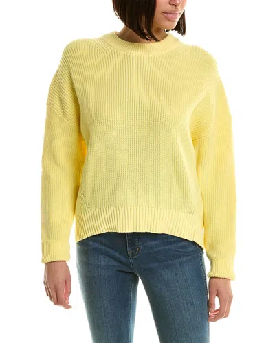 Michael Stars Richie Boxy Pullover In Yellow