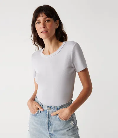 Michael Stars Rico Crew Neck Tee In Crescent