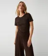 Michael Stars Rico Crew Neck Tee In Lava