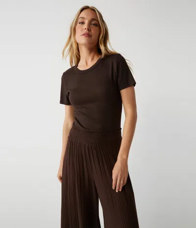 Michael Stars Rico Crew Neck Tee In Lava