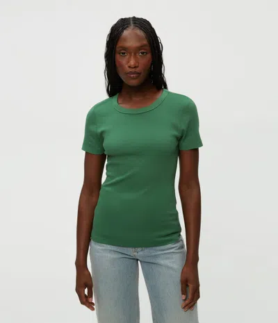 Michael Stars Rico Crewneck Tee In Palm
