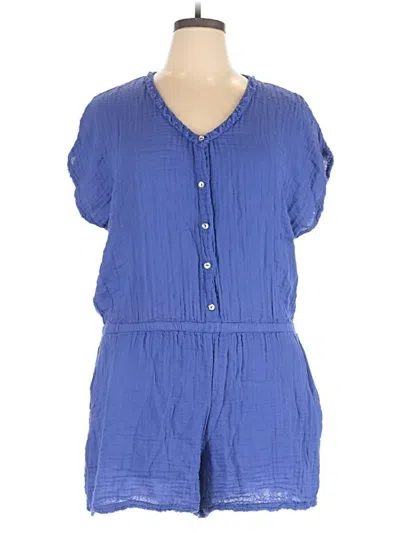 Pre-owned Michael Stars Romper In Blue