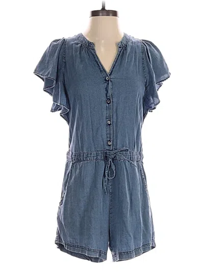 Pre-owned Michael Stars Romper In Blue