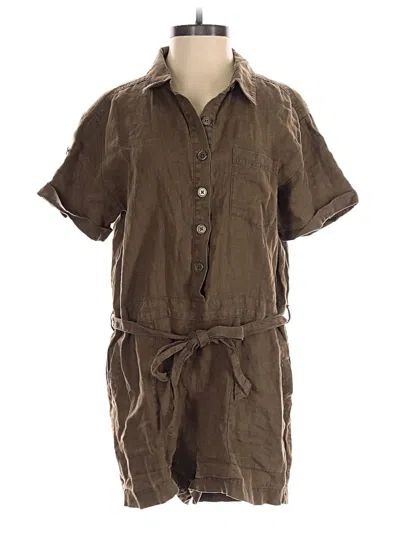 Pre-owned Michael Stars Romper In Brown