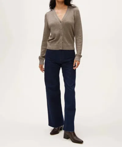 Michael Stars Ruiz Cadigan In Pewter In Silver