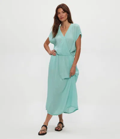 Michael Stars Rylee Gauze Midi Dress In Blue