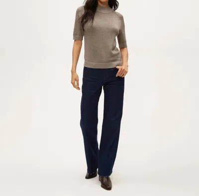 Michael Stars Sabel Metallic Sweater In Pewter In Gray