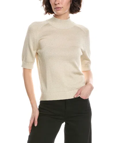 Michael Stars Sabel Mock Neck Top In Neutral