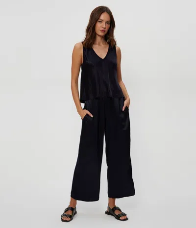 Michael Stars Sacha Satin Cropped Pant