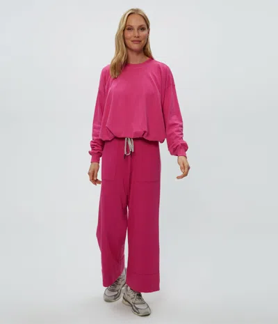 Michael Stars Sadie Drawstring Pant In Pitaya