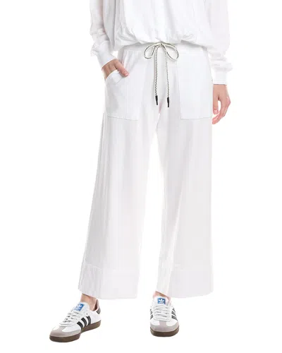 Michael Stars Sadie Drawstring Pant In White