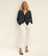 MICHAEL STARS SAL CROPPED BARREL LEG PANT