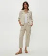 Michael Stars Sal Cropped Barrel Leg Pant In Windchime