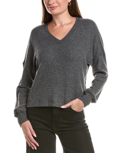 Michael Stars Salma V-neck In Gray