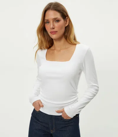 MICHAEL STARS SARAH SQUARE NECK TEE