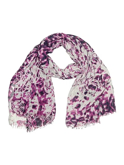 Pre-owned Michael Stars Scarf In Purple