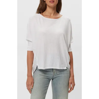 Michael Stars Selma Dolman Sleeve T-shirt In White