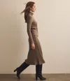 Michael Stars Shania Midi Skirt In Brown