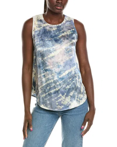 Michael Stars Shay Binding Tank Top In Blue