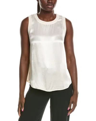 Michael Stars Shay Rib Binding Tank In White