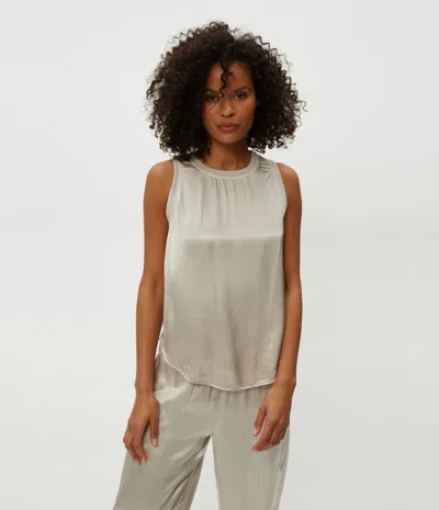 Michael Stars Shay Satin Tank In Btcup