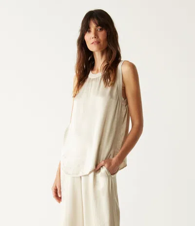 Michael Stars Shay Satin Tank In Fountain