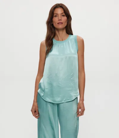 Michael Stars Shay Satin Tank In Neutral
