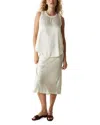 Michael Stars Shay Sleeveless Top In Chalk