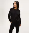 Michael Stars Shayla Raglan Sweatshirt In Heather Grey