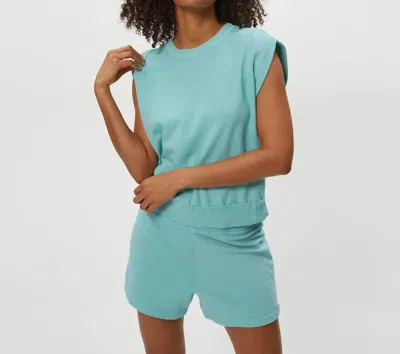 Michael Stars Shiloh Shorts In Serene In Green
