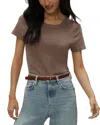 Michael Stars Short-sleeve Crewneck Tee In Cobblestone