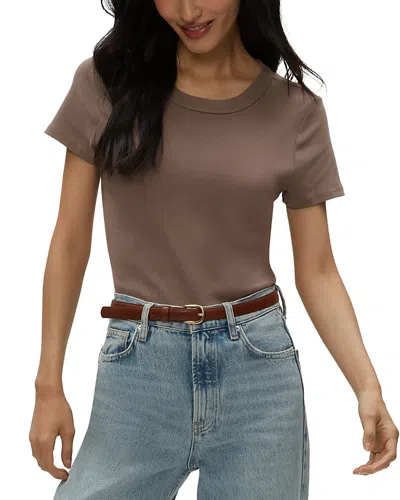 Michael Stars Short-sleeve Crewneck Tee In Cobblestone