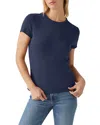 Michael Stars Short-sleeve Crewneck Tee In Nocturnal