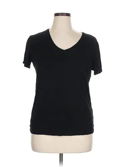 Pre-owned Michael Stars Short Sleeve T-shirt In Black