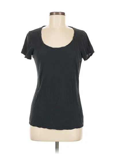 Pre-owned Michael Stars Short Sleeve T-shirt In Black