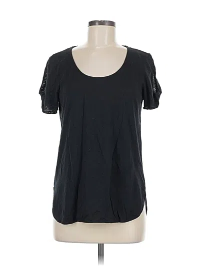 Pre-owned Michael Stars Short Sleeve T-shirt In Black