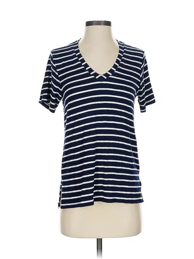 Pre-owned Michael Stars Short Sleeve T-shirt In Blue