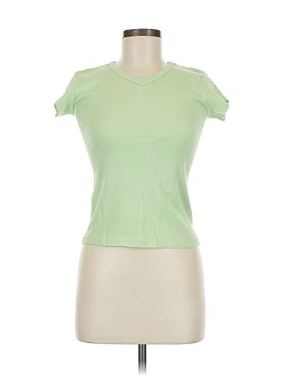 Pre-owned Michael Stars Short Sleeve T-shirt In Green