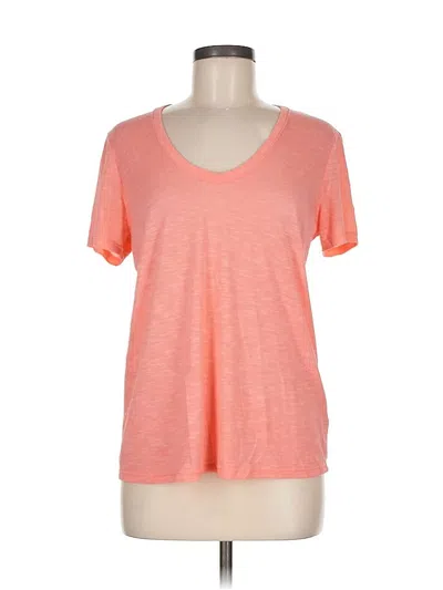 Pre-owned Michael Stars Short Sleeve T-shirt In Orange